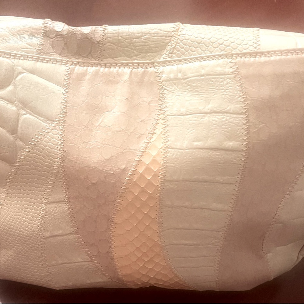 Vintage Andre Cellini Textured Patchwork Handbag - image 5